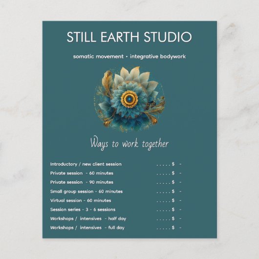 Levend Veld | Mandala Flyer (Voorkant)