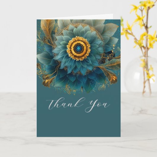 Levend Veld | Mandala Kaart (Gele Bloem)