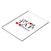 LEVEND VERLIES DANKDANCE DANCE NOTITIEBOEK (Linkerzijde)
