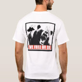 Levend vrij of sterven t-shirt (Achterkant)
