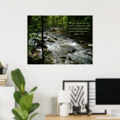 Levend water II-poster Poster (Thuiskantoor)