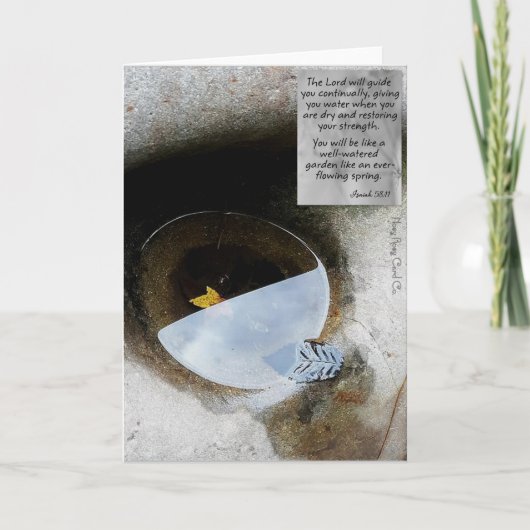 Levend water kaart (Voorkant)