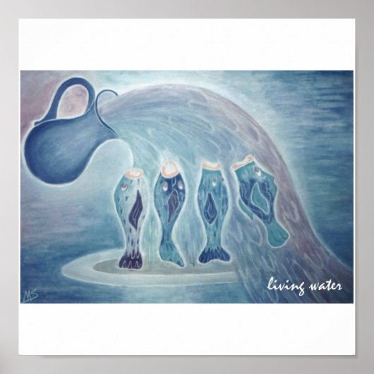 levend water poster (Voorkant)