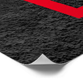 Levend zonder grenzen Inspirerend Motivatie Poster (Hoek)