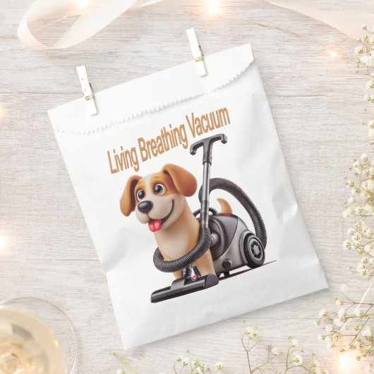 Levende Ademende Stofzuiger Hond Bedankzakje (Geknipt)