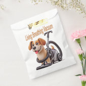 Levende Ademende Stofzuiger Hond Bedankzakje (Gezegeld)