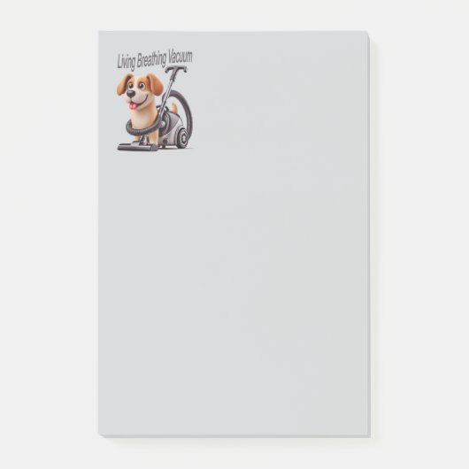 Levende Ademende Stofzuiger Hond Post-it® Notes (Voorkant)