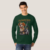 Levende Ademende Stofzuiger Hond T-shirt (Voorkant volledig)