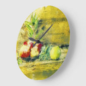 Levende appels in Bowl Rustic Grote Klok (Hoek)