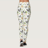 Levende benen: uniek gedessineerde leggings in ove (Achterkant)