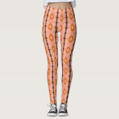 Levende benen: uniek gedessineerde leggings in ove (Voorkant)