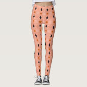 Levende benen: uniek gedessineerde leggings in ove (Voorkant)