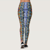 Levende benen: unieke leggings met patronen in ove (Achterkant)