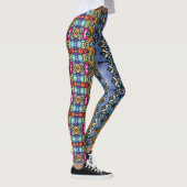 Levende benen: unieke leggings met patronen in ove (Rechts)