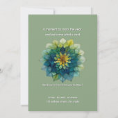 Levende Bladeren | Mandala Kaart (Achterkant)