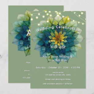 Levende Bladeren   Mandala Kaart