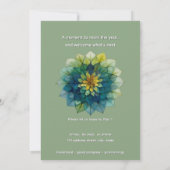 Levende Bladeren | Mandala Kaart (Achterkant)