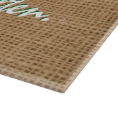 Levende boardgingham met boorput en schoot snijplank (Hoek)