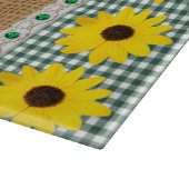 Levende boardgingham met boorput en schoot snijplank (Hoek)