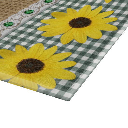 Levende boardgingham met boorput en schoot snijplank (Hoek)