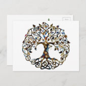 Levende boom briefkaart (Voorkant / Achterkant)