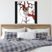 levende boom canvas afdruk (Insitu (Slaapkamer))