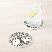 Levende boom zandsteen onderzetter (Zijkant)