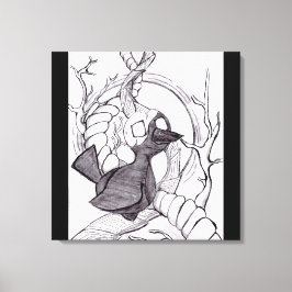 Levende boomreeks canvas afdruk