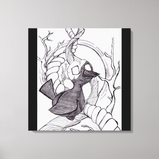 Levende boomreeks canvas afdruk (Voorkant)