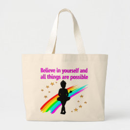 LEVENDE DANSER DROOMT DESIGN GROTE TOTE BAG