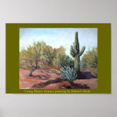 LEVENDE DESERT, ARIZONA POSTER (Voorkant)