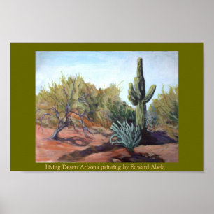 LEVENDE DESERT, ARIZONA POSTER