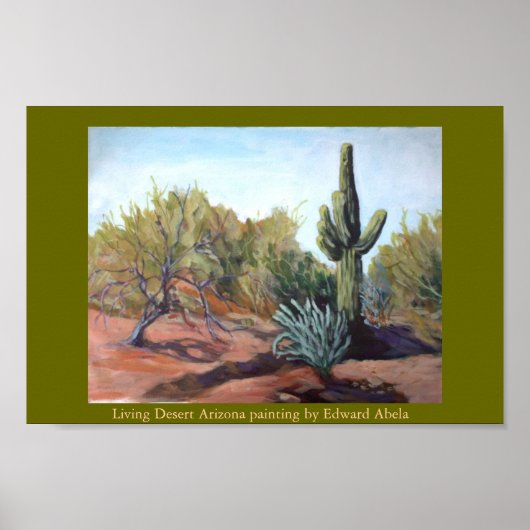 LEVENDE DESERT, ARIZONA POSTER (Voorkant)