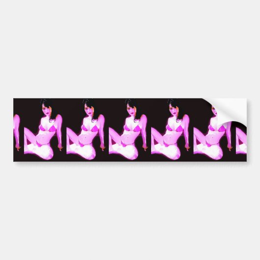 Levende doll 6 bumpersticker (Voorkant)