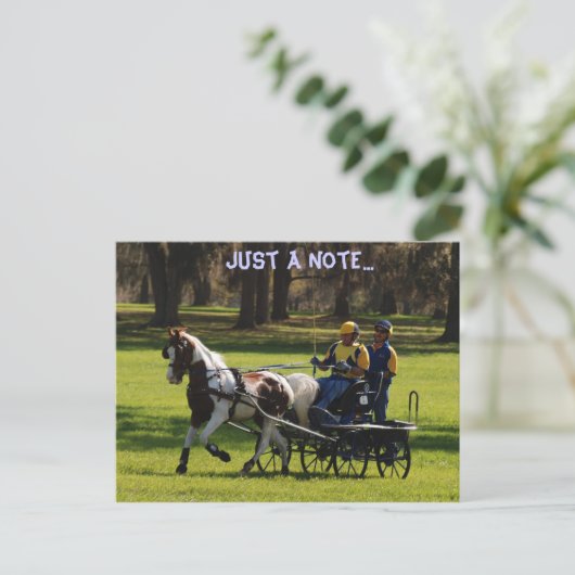 Levende eikencode briefkaart (Staand voorkant)