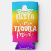 Levende Fiesta Feest Custom Seltzer Blikjeskoeler (Voorkant)