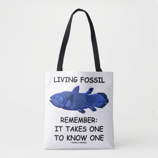 Levende fossiele brandstoffen herinneren zich: het tote bag (Voorkant)
