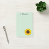 Levende Gele Zonnebloem Bloei Post-it® Notes (Kantoor)