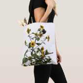 Levende Gele Zonnebloem Tote Bag (Dichtbij)