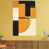levende geometrie canvas afdruk (Insitu (Woonkamer))