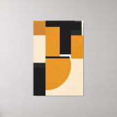 levende geometrie canvas afdruk (Voorkant)