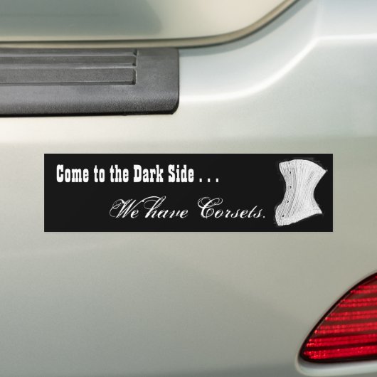 Levende geschiedenis #1 - Corsets ... Bumpersticker (Op auto)