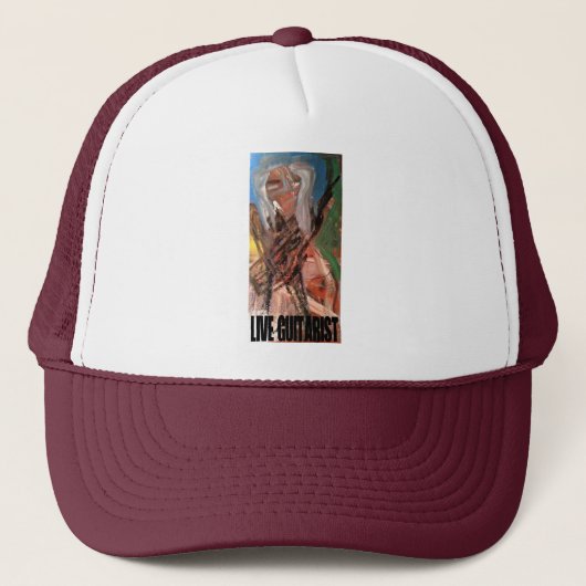 LEVENDE GITARIST TRUCKER PET (Voorkant)