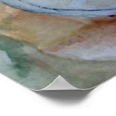 Levende glazen flessen en peren in een bord poster (Hoek)