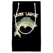 Levende grote monding bas vissen klein cadeauzakje (Voorkant)