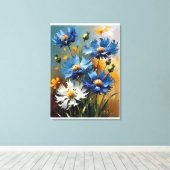 levende helderheid Paneel R Canvas Afdruk (Insitu (Houten vloer))