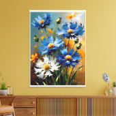levende helderheid Paneel R Canvas Afdruk (Insitu (Woonkamer))