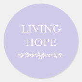 Levende Hoop – Christelijke Pasen Sticker (Voorkant)