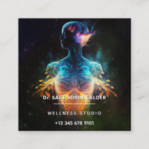 Levende Hoop   Spirituele Energie Vierkante Visitekaartje