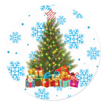 Levende Kerstboom Sneeuwvlok Vakantie Cadeau Stick